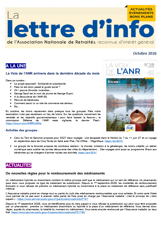 LETTRE INFO OCT 2026