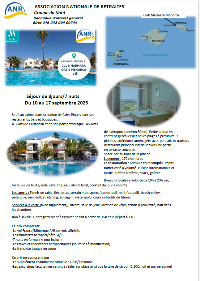 affiche minorque